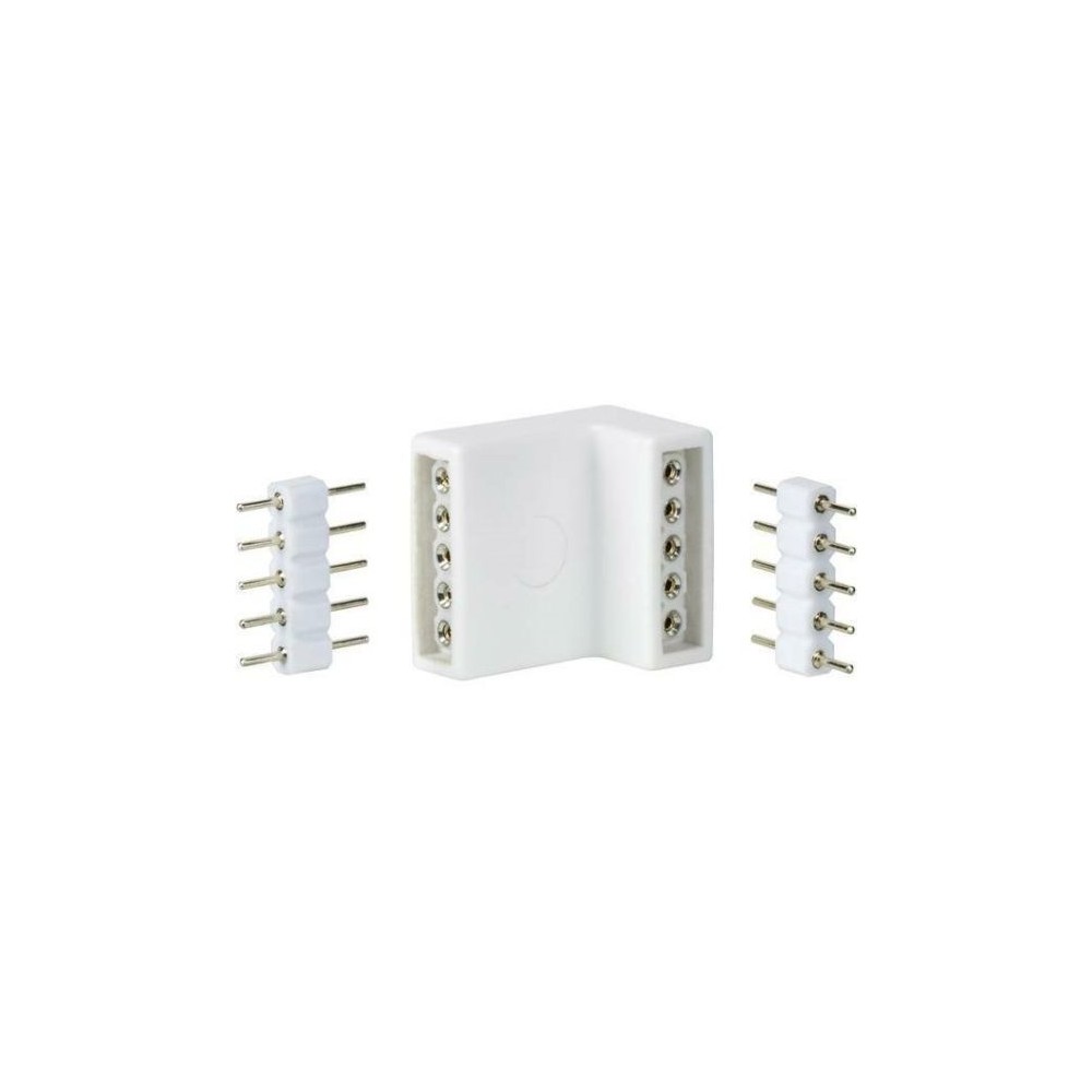 Connettore angolare per strisce LED 5 pin Paulmann - confezione da 4