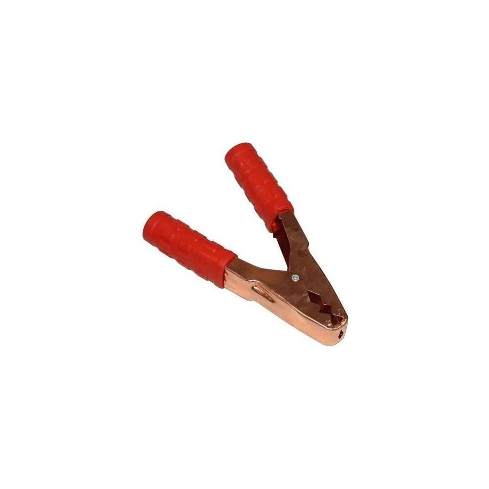 Morsetto a coccodrillo 200A 146mm per cavi rosso