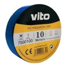 Nastro isolante 15mm 10m blu Vito