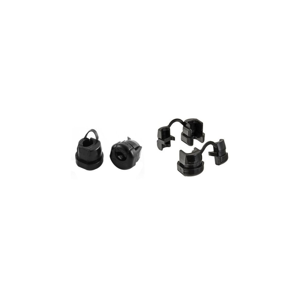 Boccola passacavo/fissacavo 6.2mm - nero