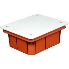 Scatola di derivazione da incasso con coperchio IP40 119x96x45mm Faeg