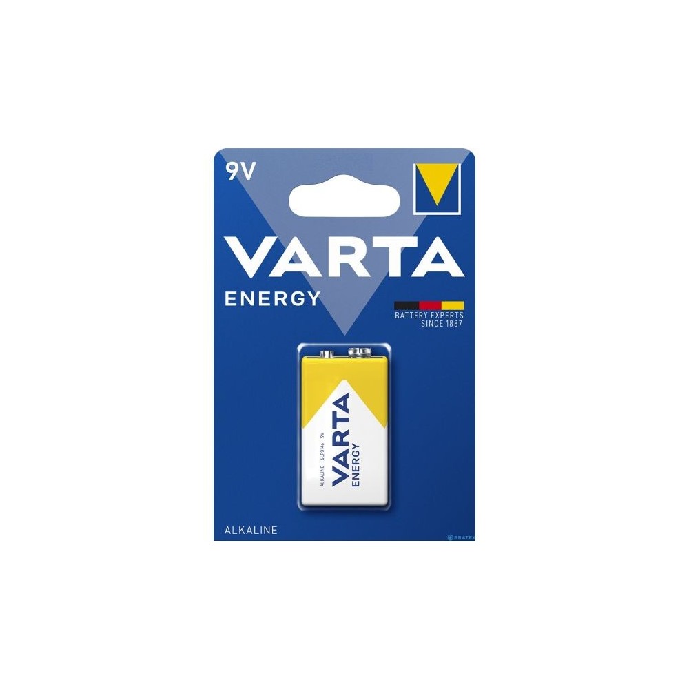 Batteria alcalina 9V Varta