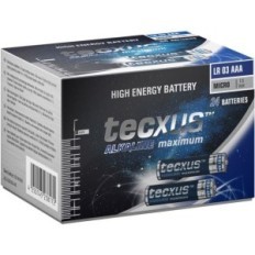 Batteria al manganese alcalino LR03/AAA (Micro) 1.5V confezione da 24 Tecxus