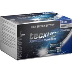 Batteria al manganese alcalino LR6/AA 12V confezione da 24 Tecxus