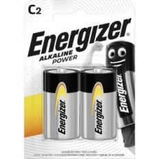 Batteria alcalina tipo C LR14 15V blister da 2 Energizer