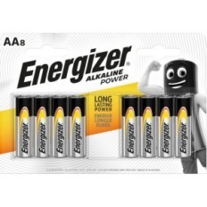 Batteria alcalina tipo AA LR6 15V blister da 8 Energizer