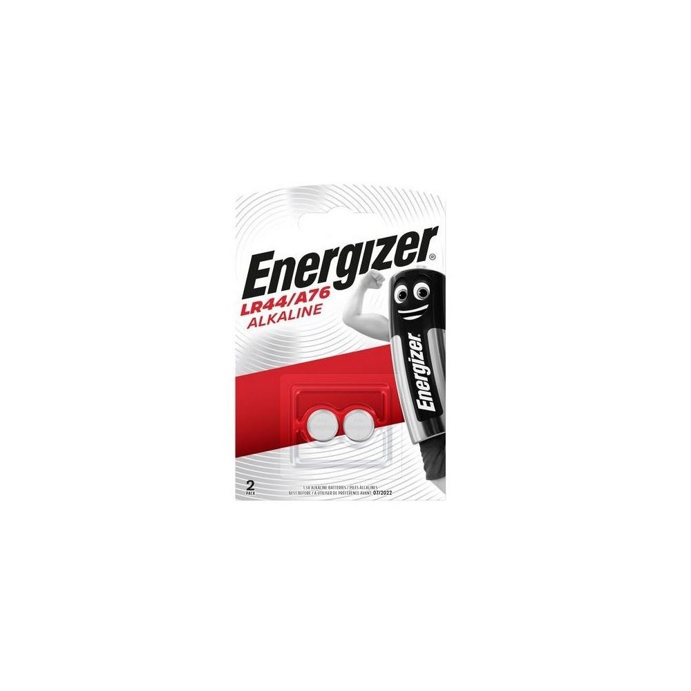 Batteria alcalina a bottone LR44 175mAh 1.5V blister da 2 Energizer