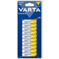 Batteria al manganese alcalino AA LR6 1.5V blister da 30 Varta