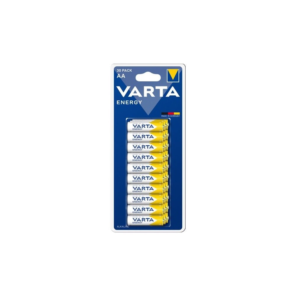 Batteria al manganese alcalino AA LR6 1.5V blister da 30 Varta