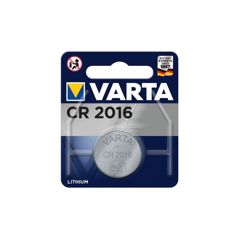 Batteria a bottone al litio CR2016 (6016) Varta