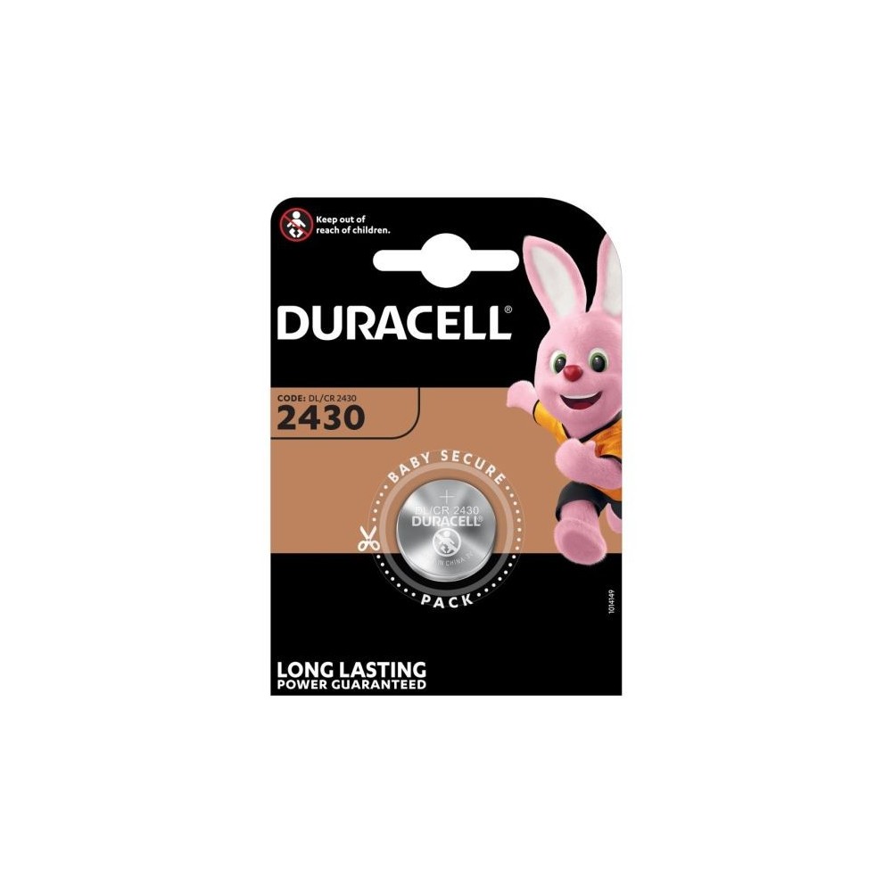 Batteria a bottone al litio 3V CR2430 Duracell