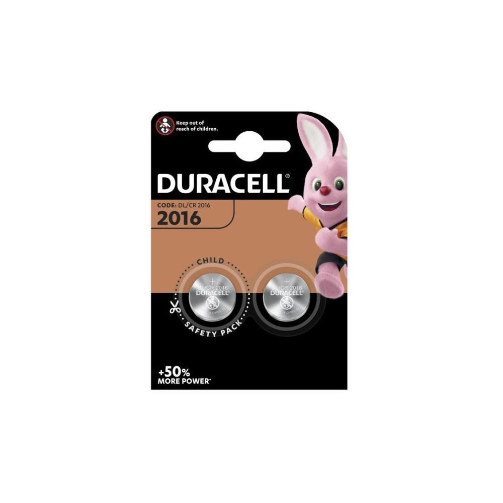 Batteria a bottone al litio 3V CR2016 Duracell