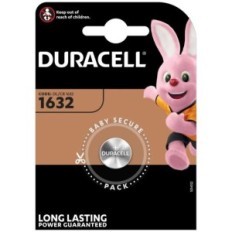 Batteria a bottone al litio 3V CR1632 Duracell