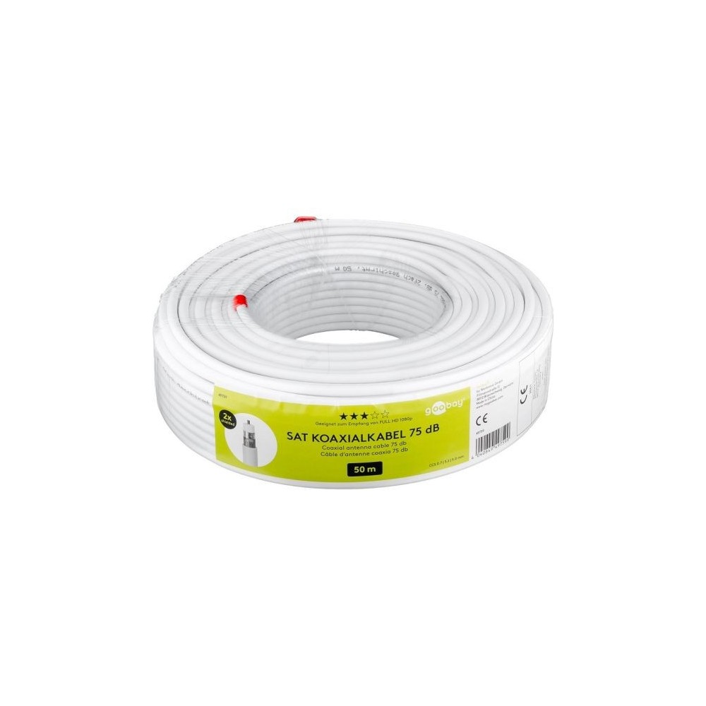 Matassa cavo coassiale 75dB 50m