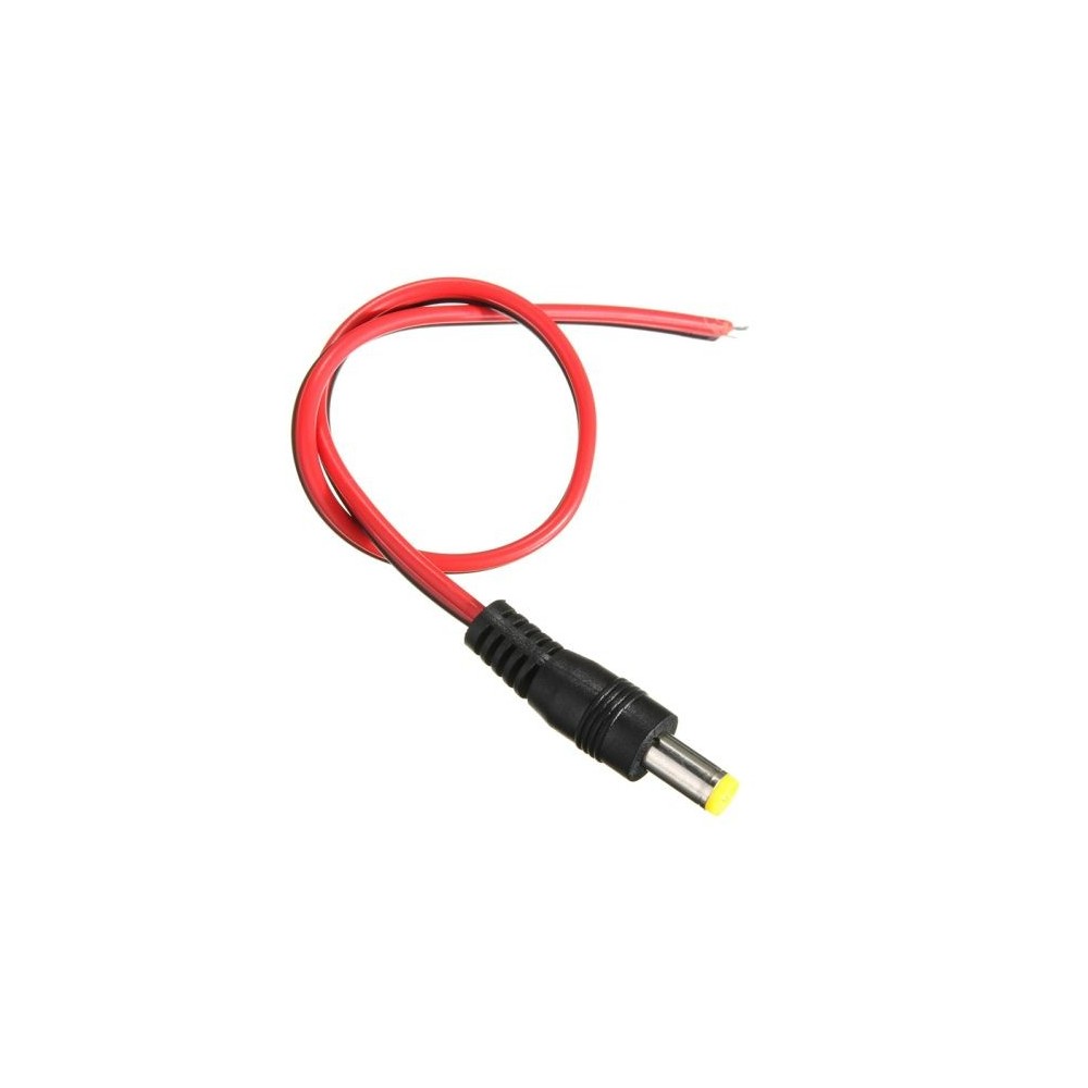 Connettore DC maschio 2.1x5.5mm con cavo 23cm