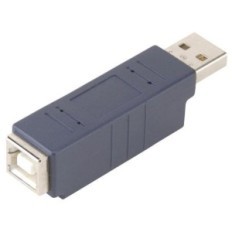 Adattatore USB 2.0 A Maschio - B Femmina Grigio