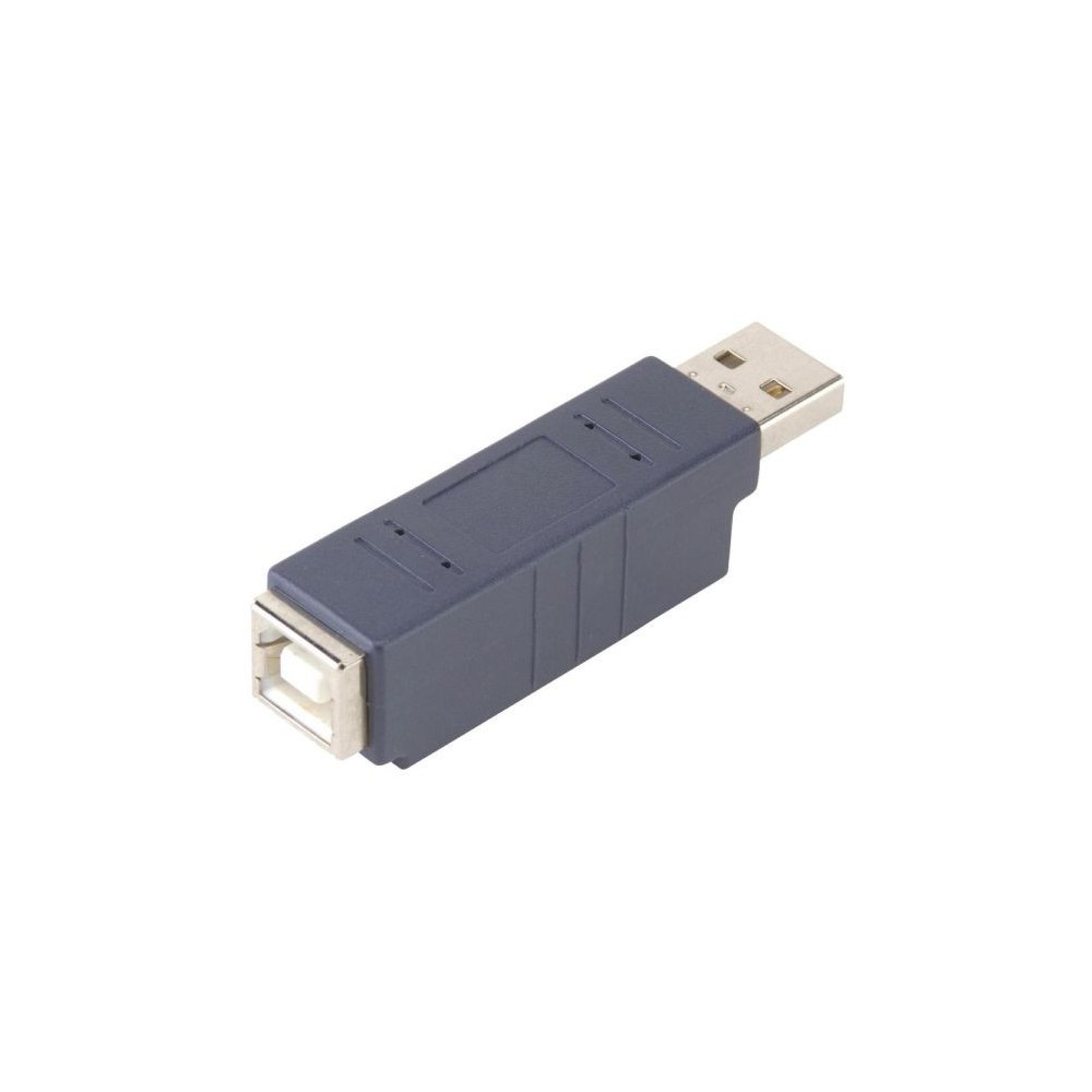 Adattatore USB 2.0 A Maschio - B Femmina Grigio