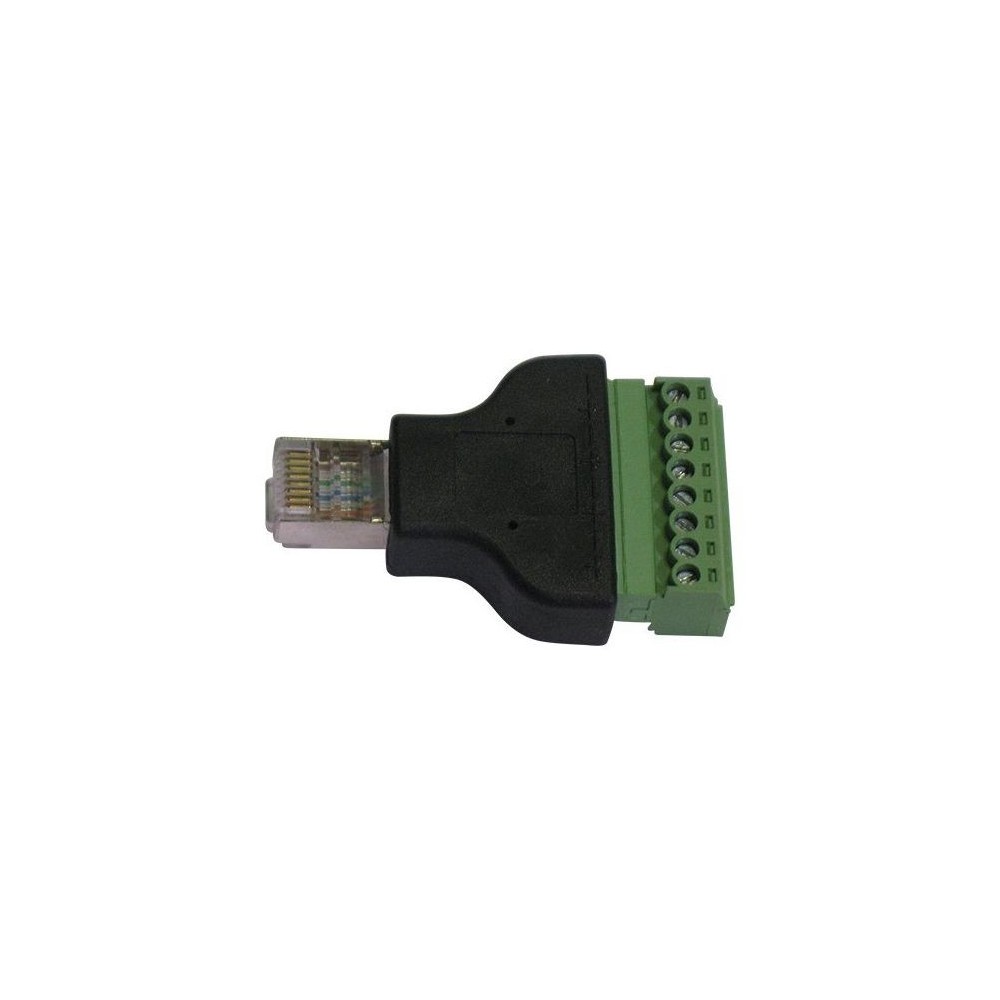 Adattatore RJ45 con morsetti a vite