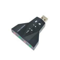 Adattatore Scheda Audio Usb 2.0 3d Virtual Sound 7.1