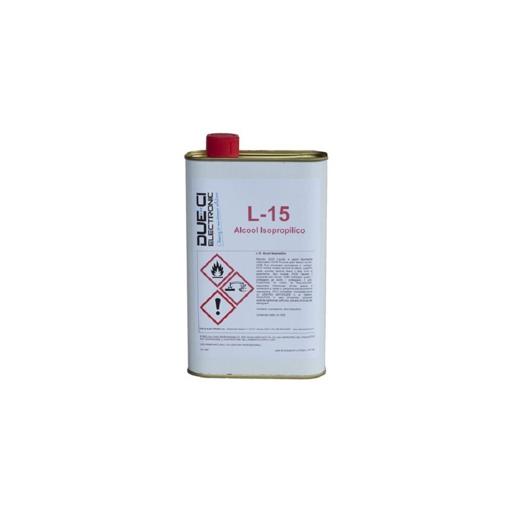 Alcool isopropilico tanica da 1l L-15 DUE-CI