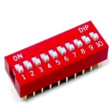 Dip switch 10 vie