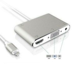 Adattatore Lightning - HDMI/VGA/Jack audio 3.5mm