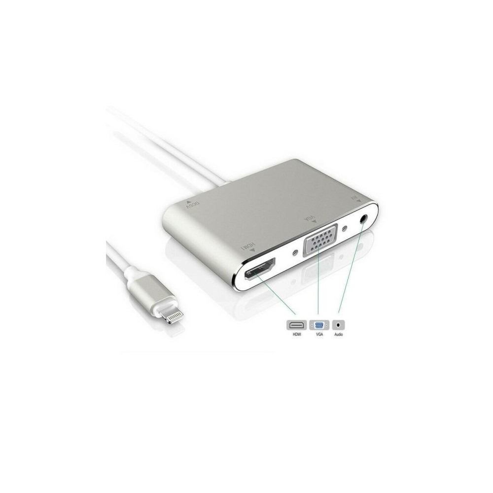 Adattatore Lightning - HDMI/VGA/Jack audio 3.5mm