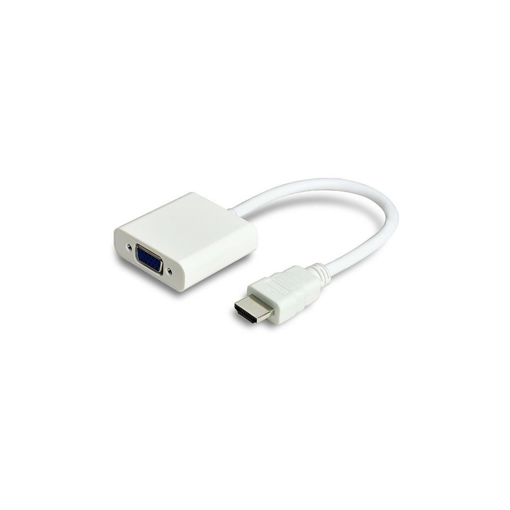 Adattatore HDMI maschio - VGA femmina - bianco