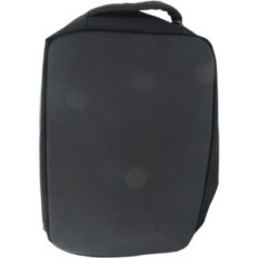 Zaino per notebook nero con superficie frontale rigida 45x35x10cm