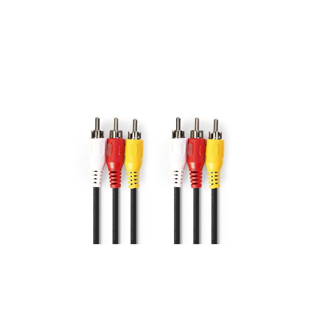 Cavo Video Composito 3x RCA maschio-3x RCA maschio 3m