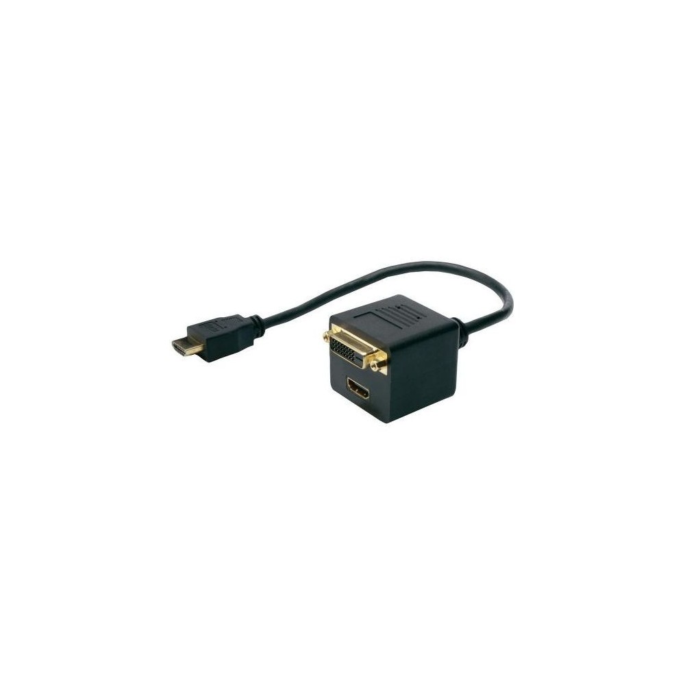 CAVO SDOPPIATORE DA HDMI A DVI-D/HDMI