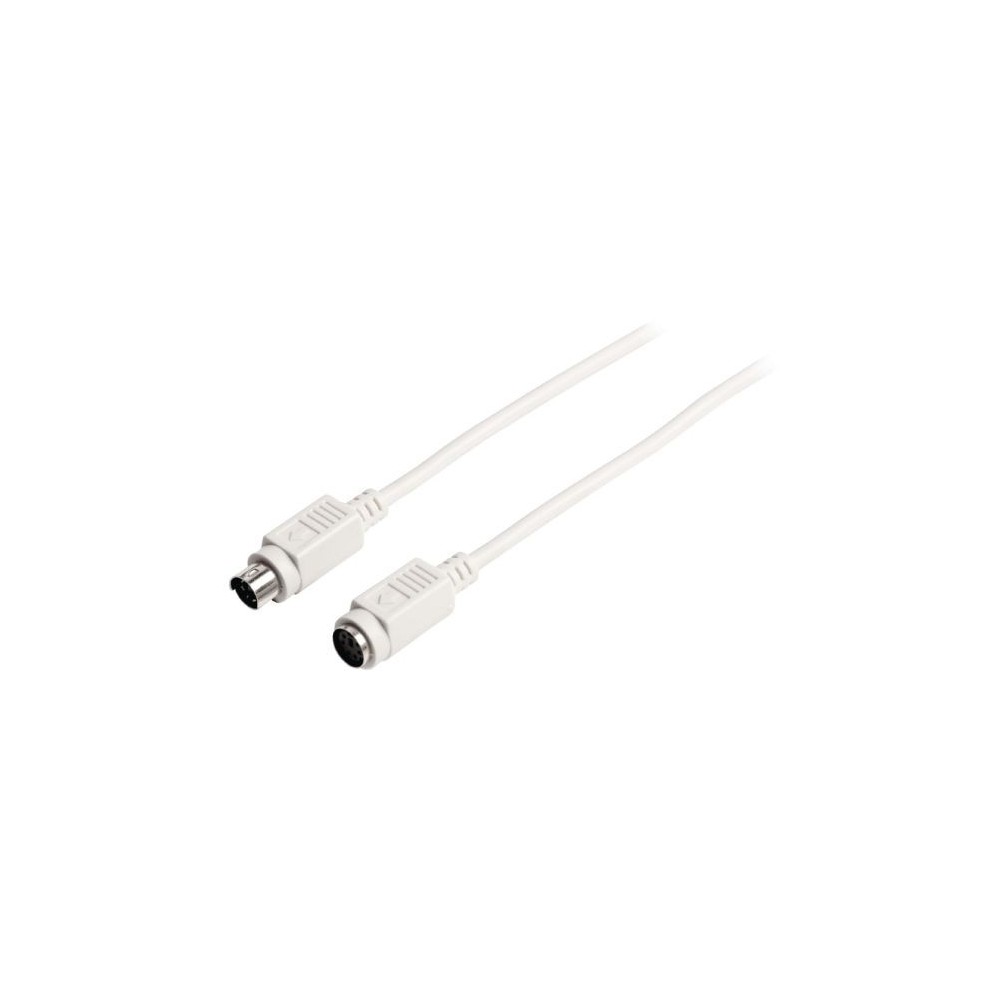 Cavo PS/2 maschio - PS/2 femmina 3m Avorio