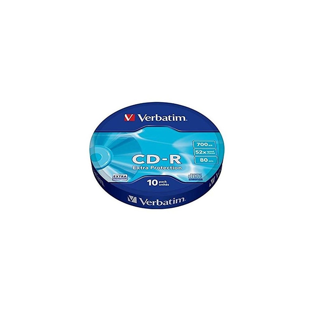 Verbatim CD-R 80min Extra Protection - Confezione da 10 pezzi