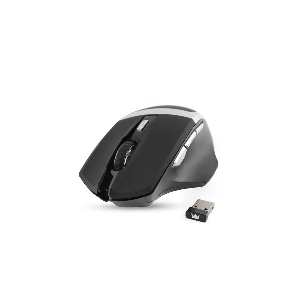 Mouse da gaming wireless 7 tasti 800/1200/1600DPI Crown Micro