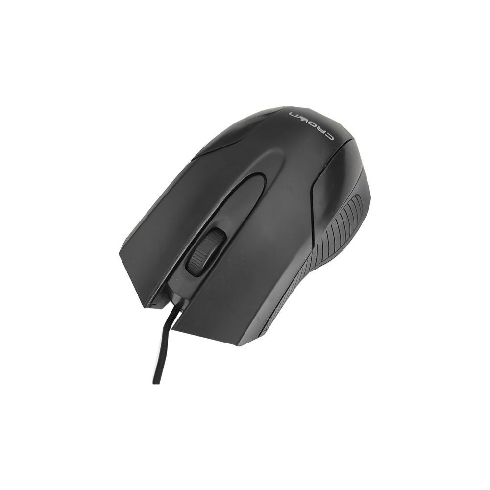 Mouse ottico cablato USB 1000DPI nero Crown Micro