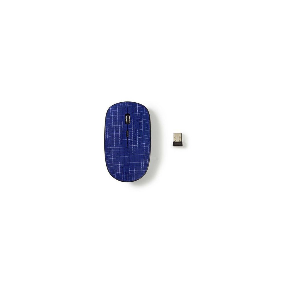 Mouse Wireless 3 pulsanti 1600 DPI Blu