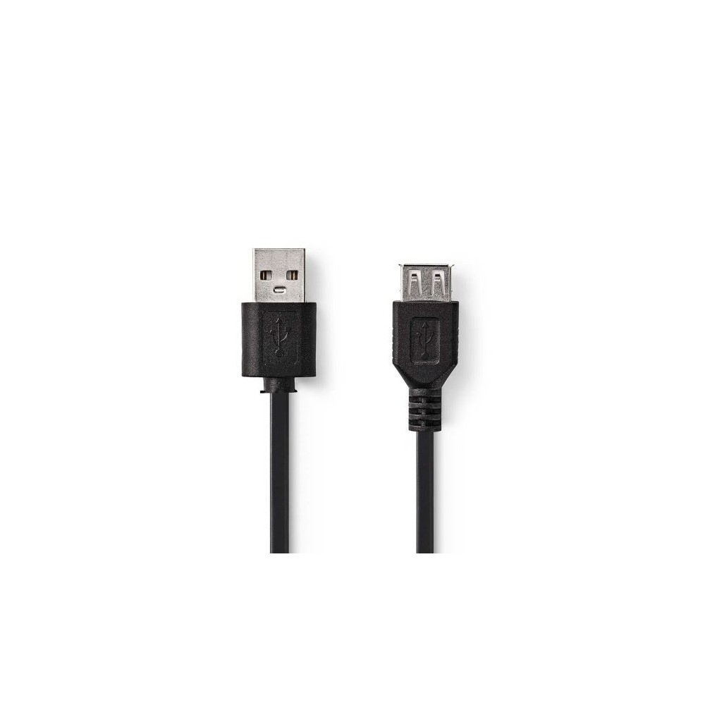 Cavo USB 2.0 A Maschio - USB A Femmina 3m Nero