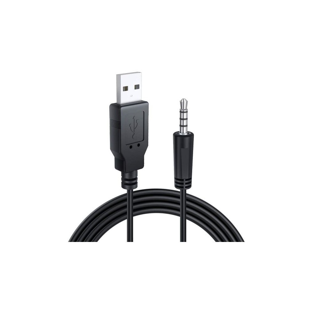 Cavo adattatore USB-Jack audio da 3.5mm 1m nero