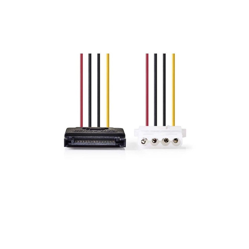 Cavo di alimentazione interno SATA a 15 pin maschio-Molex femmina 015m Differenti