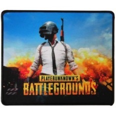 Tappetino Mouse 25x21 cm PlayerUnknowns Battlegrounds Personaggio con casco e fucile