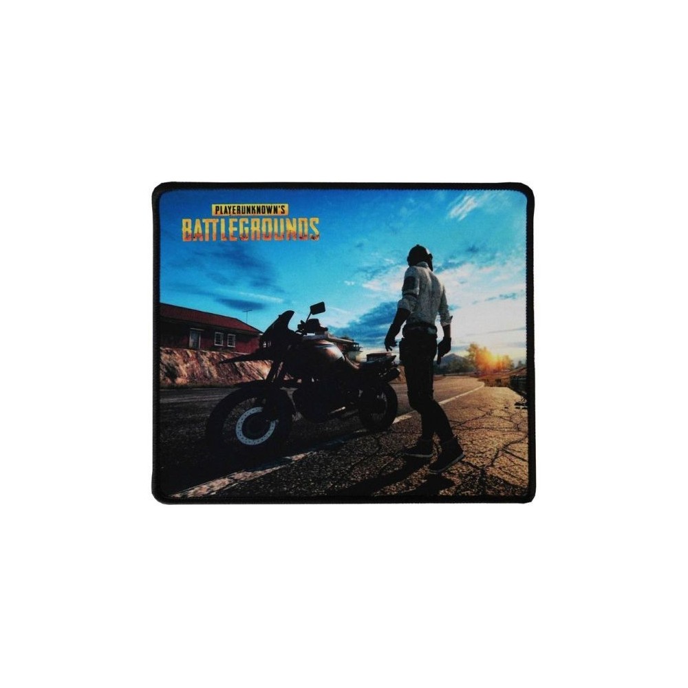 Tappetino Mouse 25x21 cm PlayerUnknowns Battlegrounds Personaggio con motocicletta