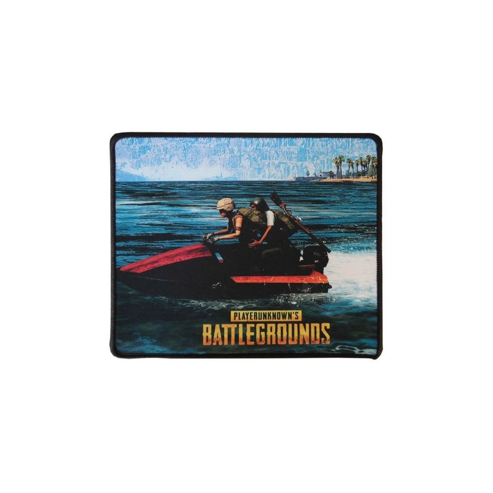 Tappetino Mouse 25x21 cm PlayerUnknowns Battlegrounds Personaggi su motoscafo