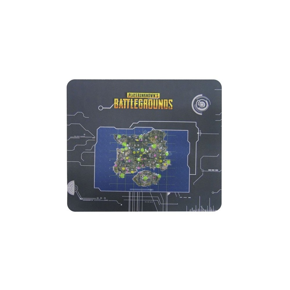 Tappetino Mouse 29x25cm PlayerUnknowns Battlegrounds Mappa