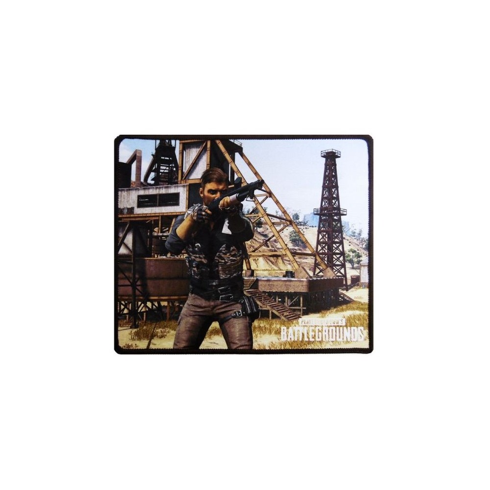 Tappetino Mouse 25x21 cm PlayerUnknowns Battlegrounds Personaggio con Shotgun