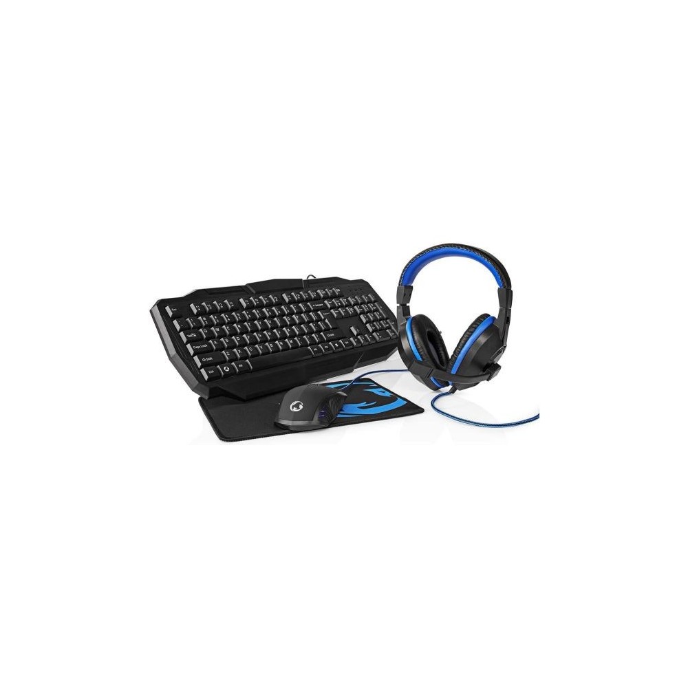 Kit gaming 4in1 Tastiera-Cuffie-Mouse-Tappetino