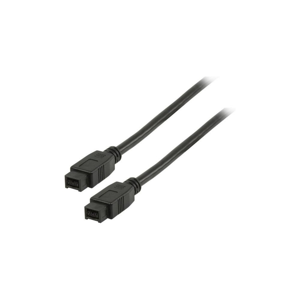 Cavo firewire 9 poli nero 2m