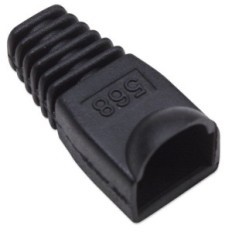 Copriconnettore per Plug RJ45 6.2mm Nero