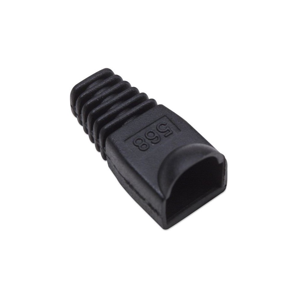 Copriconnettore per Plug RJ45 6.2mm Nero