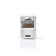 Adattatore di rete Cat 5 RJ45 femmina - RJ45 femmina Bianco