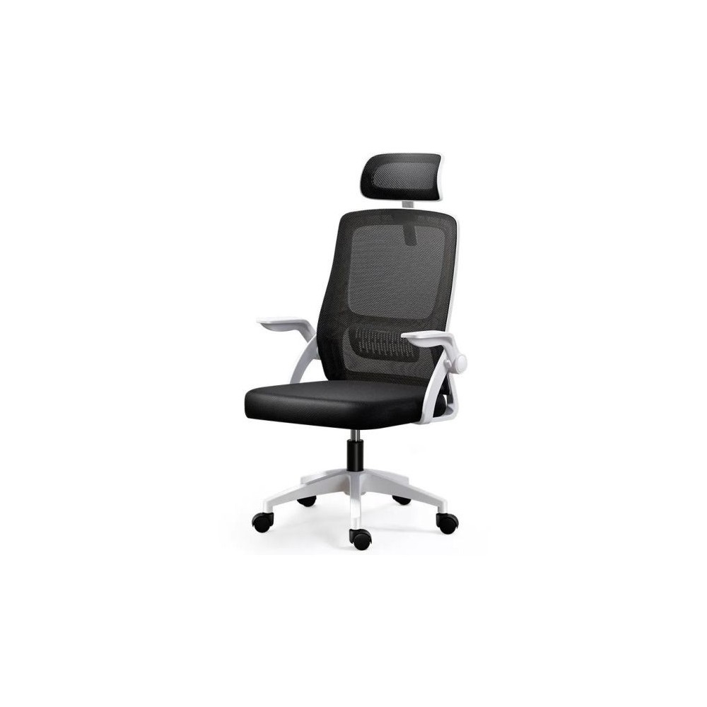 Sedia ergonomica da ufficio bianca